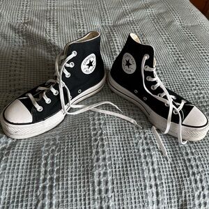 Black Converse Chuck Taylor All Stars Lift Hi-Top Platform